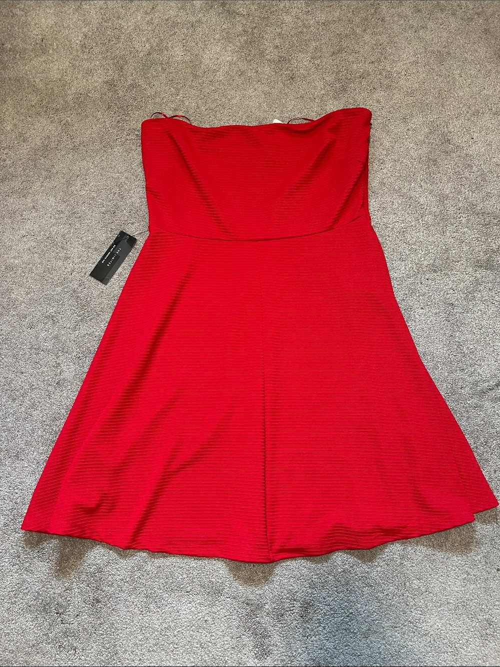 NWT The Limited Strapless Red Dress Size XL